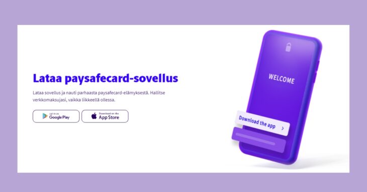 paysafecard casinot sovellus