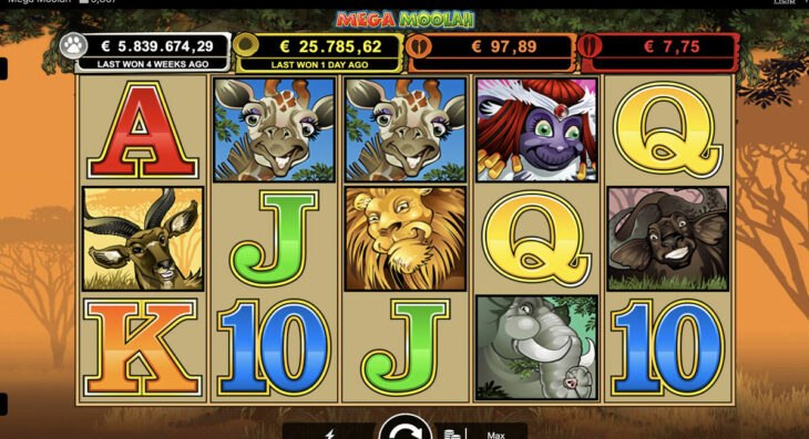 Mega Moolah on progressiivinen jackpot peli