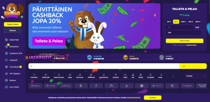 bingo bonga etusivu