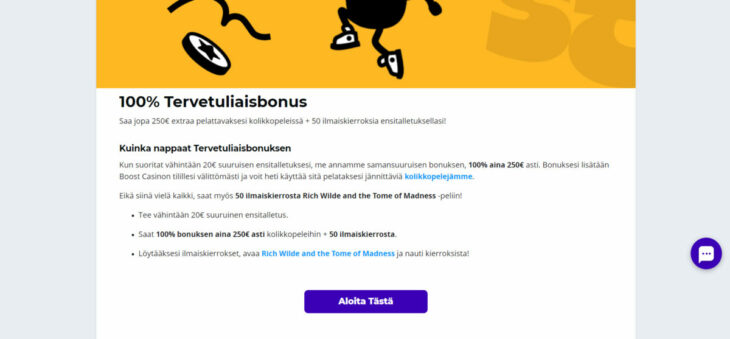 boost casino ensitalletusbonus