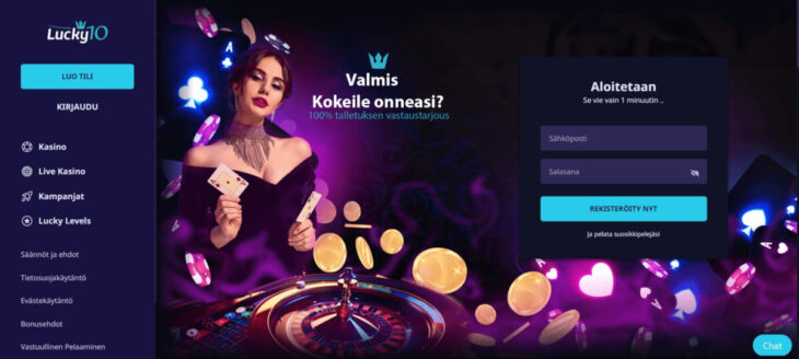 lucky10 casino etusivu