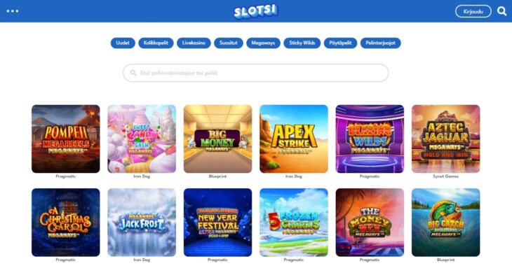 slotsi casino pelit