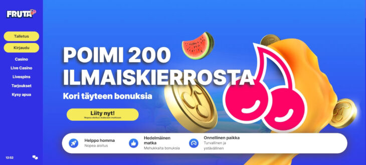 fruta casino kokemuksia