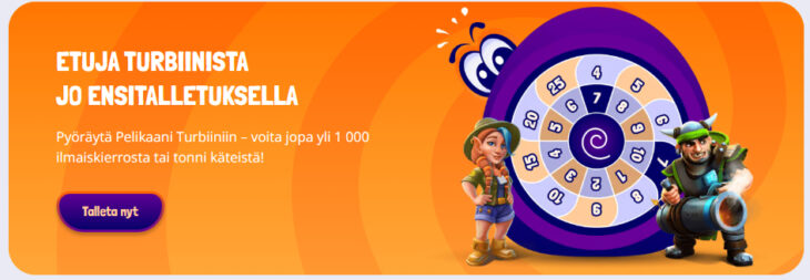 pelikaani bonus