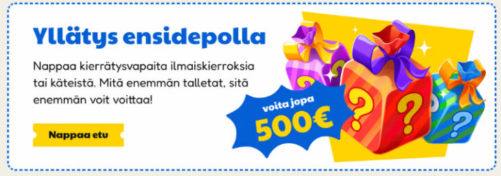 pelikioski casino bonus