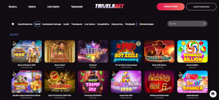 trivelabet pelit