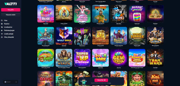 valtti casino kokemuksia pelit